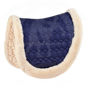 Almohadillas de Silla de Montar Ligeras OEM Lisas Teñidas con Relleno de Algodón y Forro Polar - Product Image 2