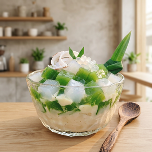 Gelée de nata de coco Pandan à bon prix, origine Vietnam, produit artisanal et sûr, idéale pour garnir les desserts au thé au lait, exportation mondiale - Product Image 3