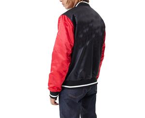 Chaqueta Universitaria con Logotipo Personalizado, Chaqueta de Béisbol Universitaria con Bordado Satinado para Hombre, Chaqueta Satinada Lisa de Invierno - Product Image 6