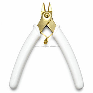 Pince coupante de précision dorée haut de gamme en acier inoxydable pour la fabrication de bijoux - Product Image 1