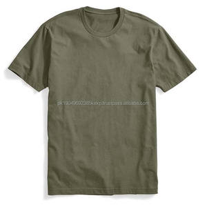 T-shirts pour hommes en coton de qualité supérieure, unis, couleur unie, manches courtes, style streetwear, col rond surdimensionné, chemises pour hommes - Product Image 2