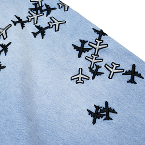 Custom Embroidery Flare Denim <b>Jeans</b> Ultra-<b>Soft</b> Breathable Eco-Friendly Women Embroidery Premium Quality Fabric Quick Dry Cotton - Product Image 4