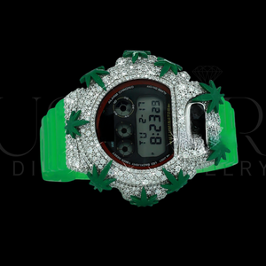 Montre personnalisée Ice Dynasty Prime DW6900, boîtier en métal serti de pierres, édition premium en acier, montre g&shock - Product Image 2