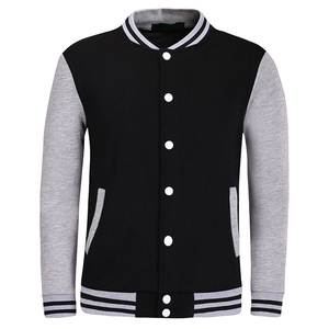 New Best Selling Unisex Varsity <b>Jacket</b> with Stand Collar Patchwork Design Front Logo-High Quality <b>Winter</b> Professional - Product Image 2