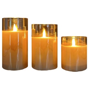 TOOWIN Nuevo Soporte para Lámpara de Vidrio LED con Mecha Patentada, Lámpara de Vela Electrónica, Luz Ambiental para Navidad y Halloween - Product Image 1