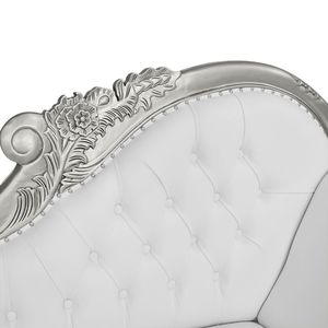 Belinda Chaise Lounge Made Of Solid Mahogany Wood High Quality With Upholstery For Indoor Use. - Product Image 4