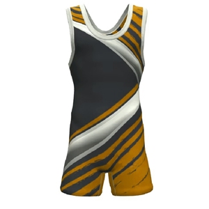 Maillot de lutte pour hommes en tissu respirant Spandex/Polyester, option personnalisable sur le devant, pour équipes de club, tenue de performance, vente en gros, haute qualité - Product Image 5