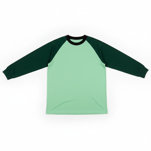 Nueva Camiseta de Manga Larga Raglán de Algodón 100% de 250 g/m² para Primavera/Otoño, Estilo Holgado y Moderno para Mujer, Camiseta de Béisbol Unisex - Product Image 1