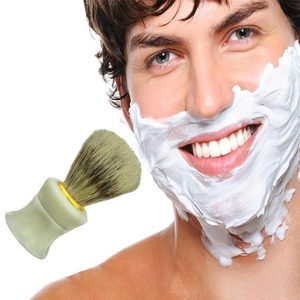 Brosse à raser professionnelle pour barbier, brosse à barbe de haute qualité en poils de blaireau, brosse de nettoyage facial pour hommes, brosse à raser pour le nettoyage des poils du visage - Product Image 3