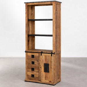 Armario Vandana Amber Spirit con 2 puertas correderas en madera de mango Uain - Product Image 2