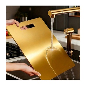 Tabla de cortar de metal para cocina con superficie antiarañazos - Product Image 1