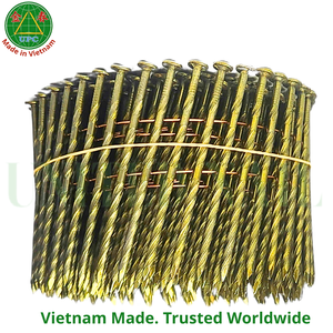 Clous en spirale de 2-3/4 po à 15 degrés, 5000 pièces, tige en acier et tête à motif pour palettes en bois, du Vietnam |   Clavo en rouleau - Product Image 4
