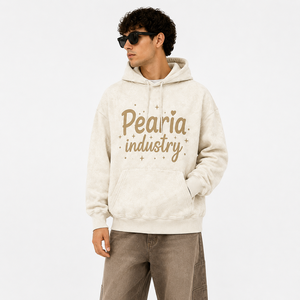 Sweat-shirt à capuche vintage délavé pour homme avec poche graphique sur le devant, idéal pour un style décontracté et streetwear - Product Image 1