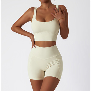 Backless Fitness One-Shoulder Yoga Bra for Women Quick Drying Push-Up Sports Bra Removable Pads Spandex/Polyester OEM Service - Product Image 2