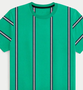 เสื้อยืดลายทางพรีเมียม ระบายอากาศได้ดี ผลิตด้วยผ้าฝ้าย 100% สัมผัสนุ่ม ใส่สบายสำหรับฤดูร้อน เสื้อผ้าผู้ชาย ขายส่ง ปี 2026 - Product Image 6
