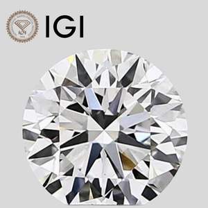 Diamante Cultivado en Laboratorio, Corte Redondo, 2.05ct, Color E, VVS2, Certificado IGI - Product Image 1