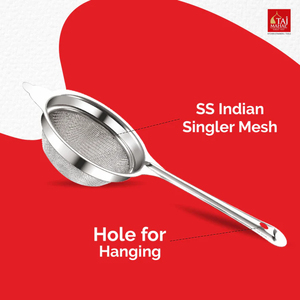 BEST PRICE FOOD GRADE SS ACCORD NEO DOUBLE MESH TEA AND COFFEE <b>STRAINER</b> KITCHEN <b>COLANDER</b> SET - Product Image 5