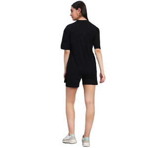 Ensemble tendance blanc pour femme : T-shirt oversize imprimé et short assorti, léger, idéal pour l'été et le sport, parfait pour la vente en gros - Product Image 2