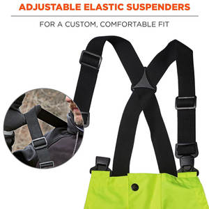 Pantalon de sécurité réfléchissant haute visibilité ANSI Classe 3, imperméable, avec logo personnalisé LED, sécurité routière, industriel - Product Image 6