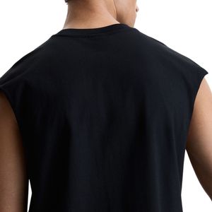 เสื้อกล้ามผู้ชายทรงหลวม ผ้าฝ้าย ใส่สบาย เหมาะสำหรับออกกำลังกายและสวมใส่ลำลอง รับผลิตแบบ OEM ODM ขายส่งจากโรงงาน - Product Image 4