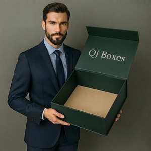 Wholesale <b>Large</b> Rigid Folding <b>Gift</b> <b>Boxes</b> with Handle Custom Logo UV Printing Magnetic Luxury <b>Boxes</b> - Product Image 5