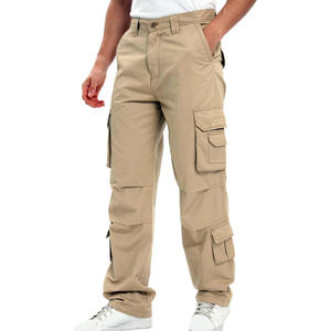 Pantalon cargo tendance à coupe ample avec taille haute, tissu résistant, poches latérales spacieuses et élastique confortable. - Product Image 2
