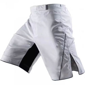 Shorts de boxe personnalisés à sublimation, légers, à séchage rapide, respirants, vêtements de sport MMA pour hommes, 100% polyester, OEM - Product Image 5
