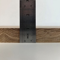 Marches et contremarches d'escalier flottantes en bois à profil arrondi, marche d'escalier de 1-1/32 pouce d'épaisseur, bois de chêne traditionnel, marches d'escalier en bois massif