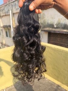Extensions de cheveux humains vierges 12A indiens de 20 pouces, ondulés, bouclés, raides, en vrac, avec closures et frontaux - Product Image 4