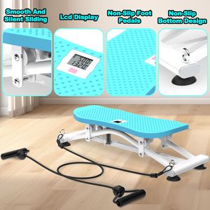 Simulador de Esquí para Gimnasio en Casa con Bandas de Resistencia Antideslizantes, Equipo de Fitness para Esquí Deslizante - Product Image 3