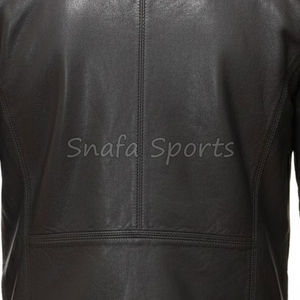 Vestes en cuir pour hommes de haute qualité OEM, prix de gros, nouvelle arrivée 2026, veste en cuir véritable pour hommes - Product Image 5