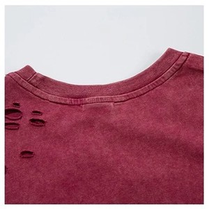 เสื้อยืดคอกลมแขนสั้นทรงปกติสำหรับผู้ชาย สีมัสตาร์ด ผ้าเจอร์ซีย์คอตตอน 100% สไตล์ลำลอง ปรับแต่งได้ ด้านหน้าผ้าถักระบายอากาศ - Product Image 5