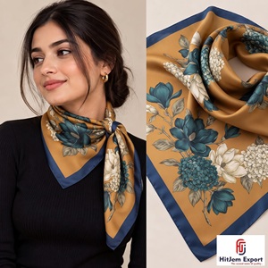Pañuelo Cuadrado con Impresión Digital Personalizada, Sensación de Seda, Accesorios de Moda Ligeros, Fabricante OEM ODM, Productos de Tela Personalizados Chios - Product Image 4