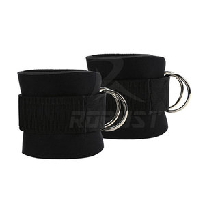 สายรัดข้อเท้าหนังสำหรับยกน้ำหนักในยิม ปรับได้ กันลื่น ระบายอากาศได้ดี สำหรับผู้ชายและผู้หญิง ขายส่ง - Product Image 6