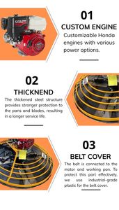 Allanadora de Concreto de Alta Eficiencia con Motor de Gasolina de 1000 mm y 5.5 HP, Máquina para Acabado de Pisos, Precio de Fábrica en Oferta - Product Image 6