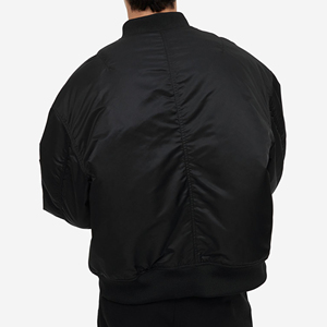 2026 Brand New Wholesale Custom <b>Winter</b> Windbreaker College Wear Men Plus Size Men <b>Jackets</b> Plain Silk Satin Bomber Men's <b>Jacket</b> - Product Image 3