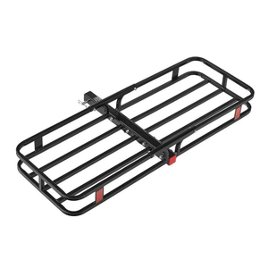 Heavy Duty 500 lbs Hitch Cargo Carrier 59x19" Steel Rear Cargo Basket for SUV Truck <b>Car</b> <b>Trailer</b> Hitch Rack 2" Receiver GAPCGC004 - Product Image 2