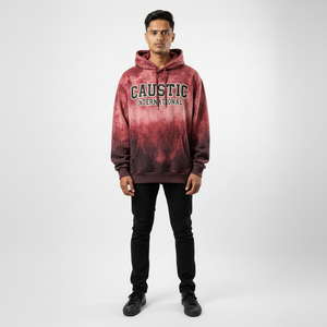Sudadera con Capucha Personalizada con Lavado Ácido, de Gran Gramaje, Oversize, 100% Algodón, Estilo Vintage Desgastado, de Forro Polar, para Hombre y Mujer, MOQ Bajo - Product Image 1