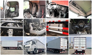 2025 mới shacman Cummins weichai động cơ 210hp 240hp 4x2 van đóng hộp xe tải LHD rhd EURO 3 5ton 8ton 6 bánh xe Xe Tải xe - Product Image 3