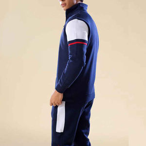 Survêtements décontractés épais pour hommes, personnalisables, pour l'automne, tenue de sport, survêtements zippés, col montant, nouveau design - Product Image 3