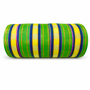 Rollo de Tela Tejida a Rayas de Nailon 100% Reciclado para Bolsas, Equipaje, Artículos de Exterior, Textiles Industriales, Duradero y Ecológico - Product Image 1