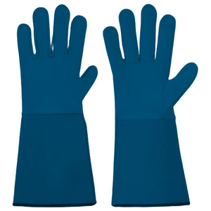Gants de travail robustes réfléchissants en cuir pleine fleur et croûte de cuir, avec manchette de sécurité pour soudage TIG, antidérapants, ignifuges et résistants à la chaleur - Product Image 4