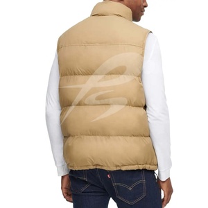 Gilet matelassé léger pour homme, gilet chauffant sans manches avec poches zippées, col montant, idéal pour l'hiver - Product Image 2