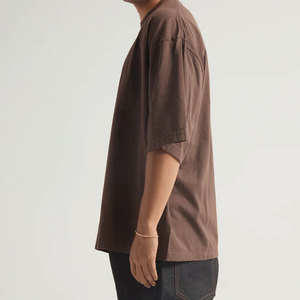 เสื้อยืดสกรีนลายตามสั่ง ผ้าฝ้ายผสมใยไผ่ ทรงโอเวอร์ไซส์ สไตล์สตรีทแวร์ ขายส่ง - Product Image 2