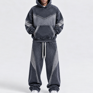Design Your Own Logo Light Weight Men <b>Distressed</b> Tracksuit Best Quality Men Oversize Tracksuit New Arrival Tracksuits For Sale - Product Image 1