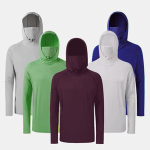 Sweat à capuche de pêche rafraîchissant pour homme UPF 50+ léger à manches longues pour la pêche en plein air, le camping et les voyages - Product Image 1