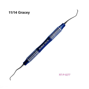 Curette dentaire manuelle ergonomique 11/14 Gracey en acier inoxydable certifiée CE Roboz Tech Pakistan - Product Image 1