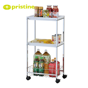 Wholesale Taiwan Furniture Manufacturer Housewares DIY MIT 3 TIER Slim Serving Storage Cart - Product Image 3
