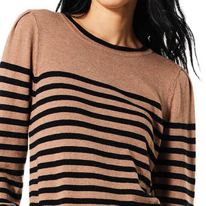 Sudaderas de Algodón Terry para Mujer, Diseño Nuevo, Invierno, Lavado Ácido, Rayas, Transpirables, Oversize, Casuales, con Logotipo Frontal Impreso y Bordado - Product Image 2