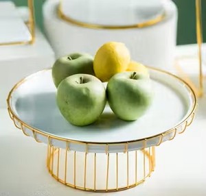 Soporte para Pastel de Diseño Atractivo para Celebraciones de Aniversario, Base para Servir Pastel, Soporte Metálico Dorado, Soporte Decorativo para Pastel - Product Image 2